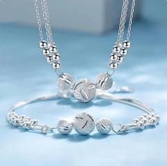 🔥【50%OFF!】🔥✨Collar ligero y lujoso + pulsera de cuentas de la suerte