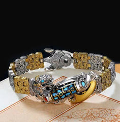 【🔥Artículo de gran venta】Nueve ojos Dzi Pulsera de cuentas Pulsera Pixiu