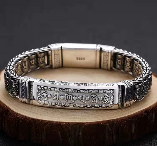 😇【Artículo de gran venta】💰2025 Pulsera hecha a mano de plata 925 de buena suerte