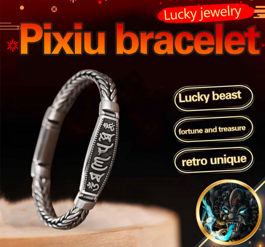 😇【Artículo de gran venta】💰2025 Pulsera hecha a mano de plata 925 de buena suerte